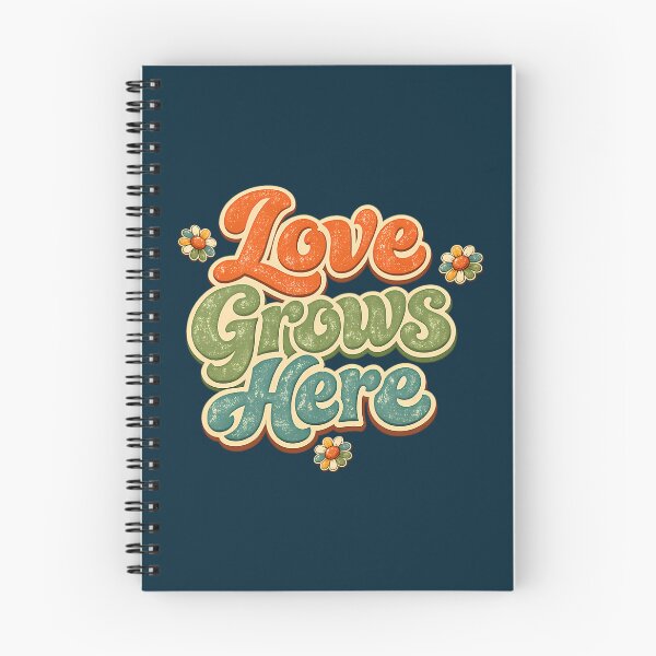 Item preview,  Love Grows Here Retro Daisy Flower Power Design designed and sold by DietrichMoshe.