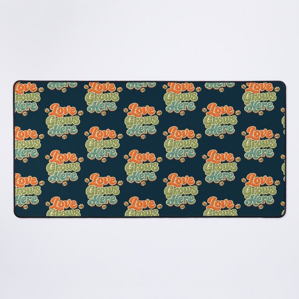 Item preview, Love Grows Here Retro Daisy Flower Power Design designed and sold by DietrichMoshe.