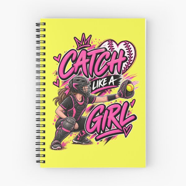 Item preview, Catch Like a Girl Pink designed and sold by With-Odin.