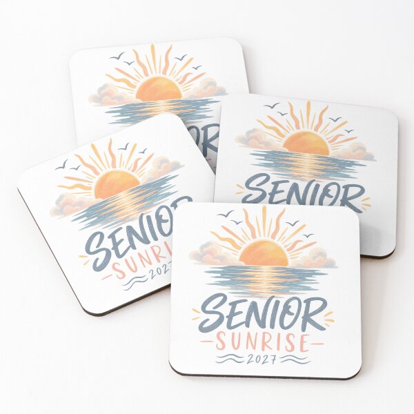 Item preview, Senior Sunrise 2027 Retro Dawn designed and sold by Doodle Souq.