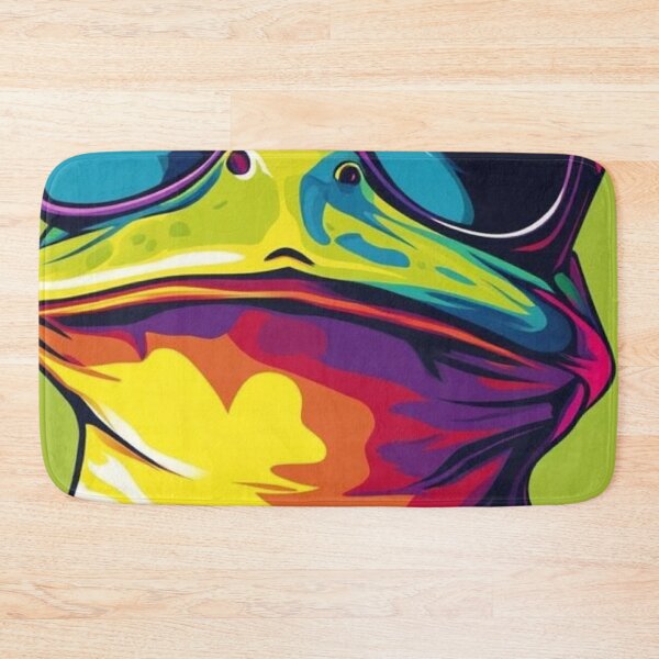 Item preview, Cool Frog Sunglasses Colorful Pop Art Retro Chill Toad designed and sold by LYAN-STORE.