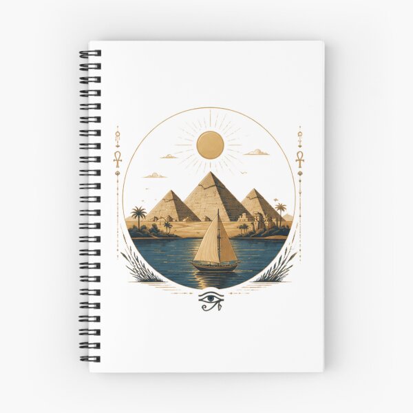Item preview, Egyptian Pyramids Nile River Sunset designed and sold by RadwaNour.