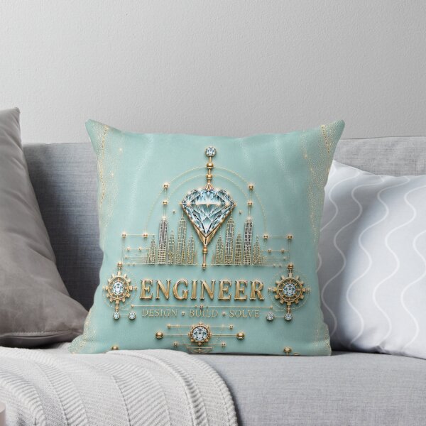 Item preview, Engineer – Aqua Tiffany Gold Diamond Engineering Design designed and sold by HO•Designs.