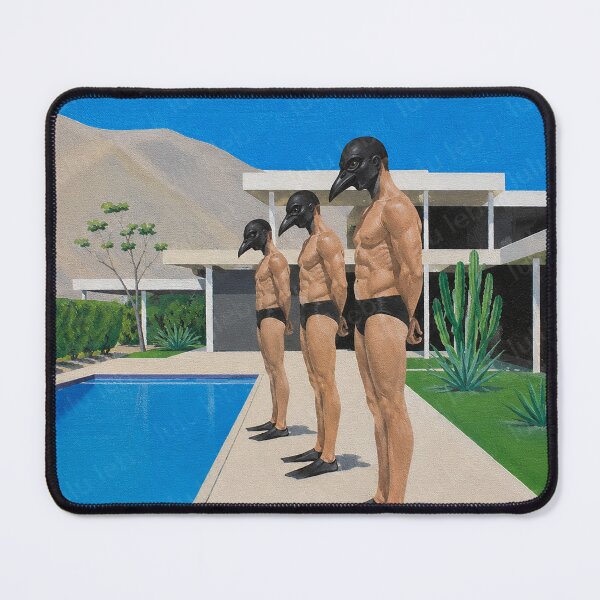 Item preview, Three Raven - David Hockney Inspired Art designed and sold by LuluLeb.