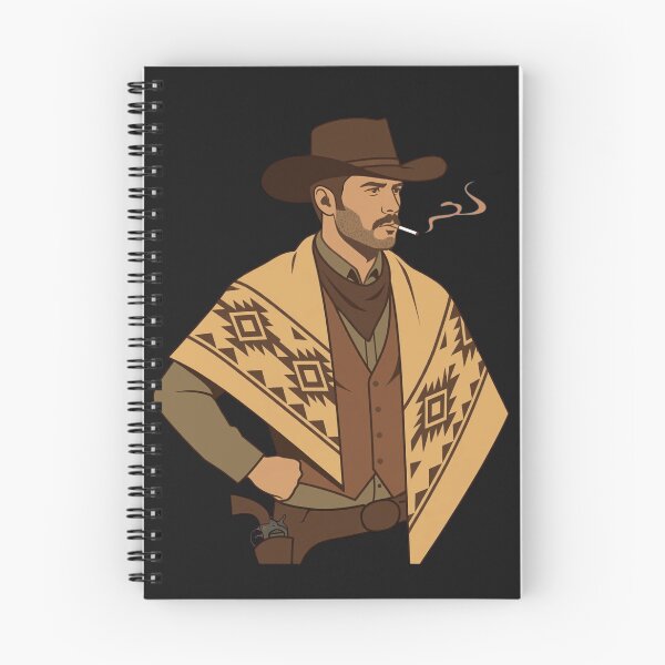Item preview, Vintage Cowboy Gunslinger With Poncho And Cigarillo designed and sold by Surviving Monday Club.
