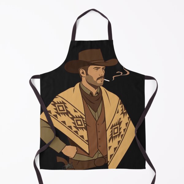 Item preview, Vintage Cowboy Gunslinger With Poncho And Cigarillo designed and sold by Surviving Monday Club.