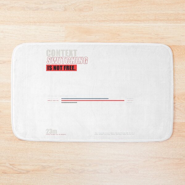 Item preview, Context Switching Is Not Free Developer T-Shirt designed and sold by bigramy.