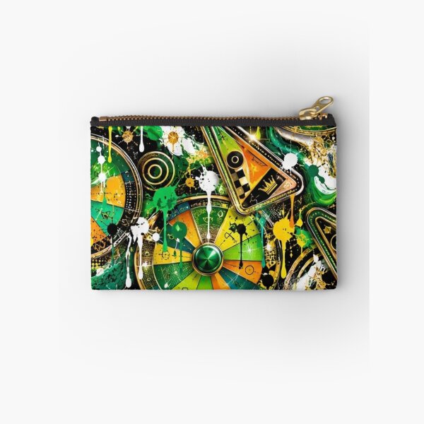 Item preview, Tarot Wheel and Geometry Mixed Media Art designed and sold by THE SPLATTERED HAUS BY SAGE BANKS.