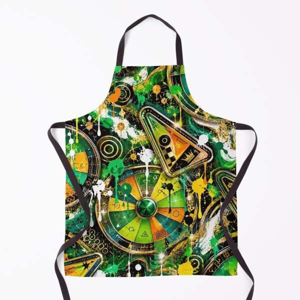 Item preview, Tarot Wheel and Geometry Mixed Media Art designed and sold by THE SPLATTERED HAUS BY SAGE BANKS.