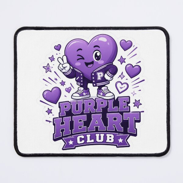 Item preview, Purple Heart Club designed and sold by Stylestickers55.