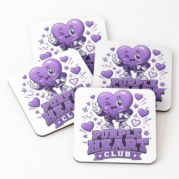 Item preview, Purple Heart Club designed and sold by Stylestickers55.