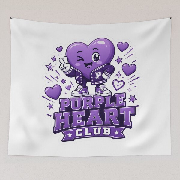 Item preview, Purple Heart Club designed and sold by Stylestickers55.