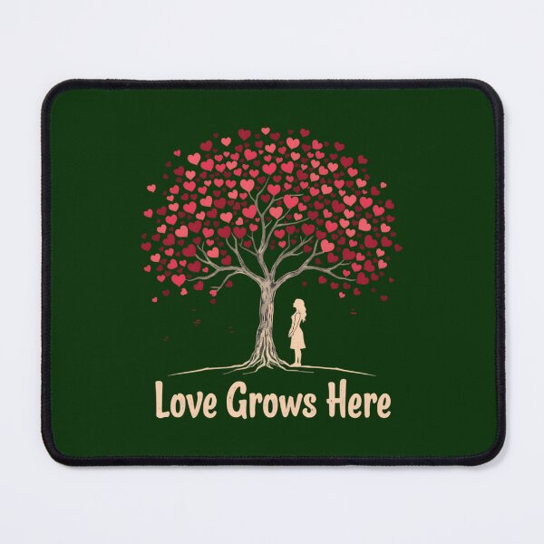 Item preview, Love Grows Here Tree Hearts Valentine Day designed and sold by DietrichMoshe.