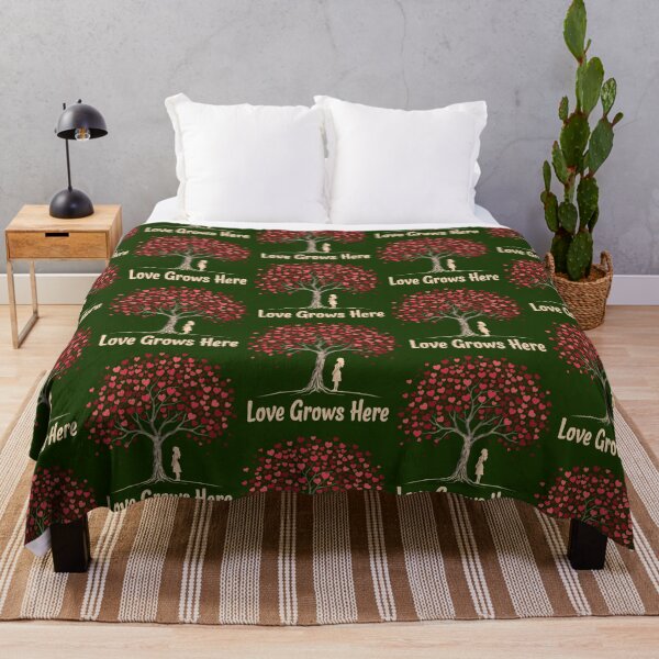 Item preview, Love Grows Here Tree Hearts Valentine Day designed and sold by DietrichMoshe.