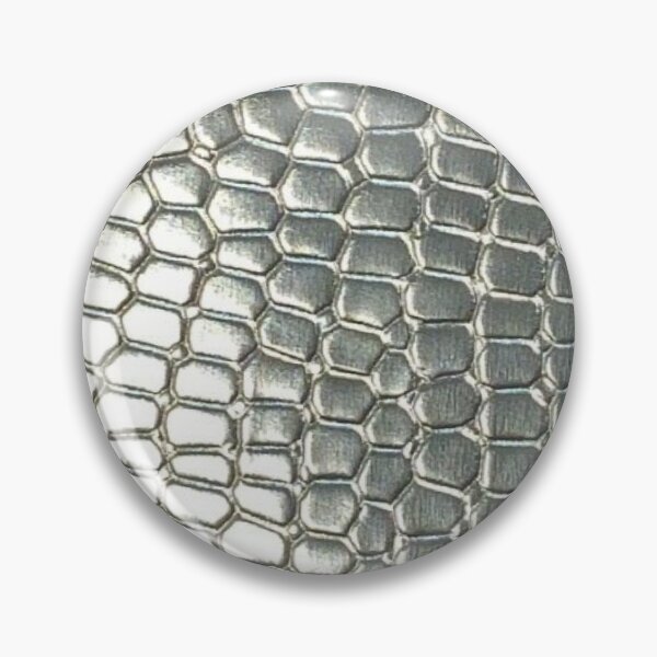 Item preview, Silver Metallic Snake Scales Metallic Alligator Leather Texture Pattern designed and sold by LYAN-STORE.