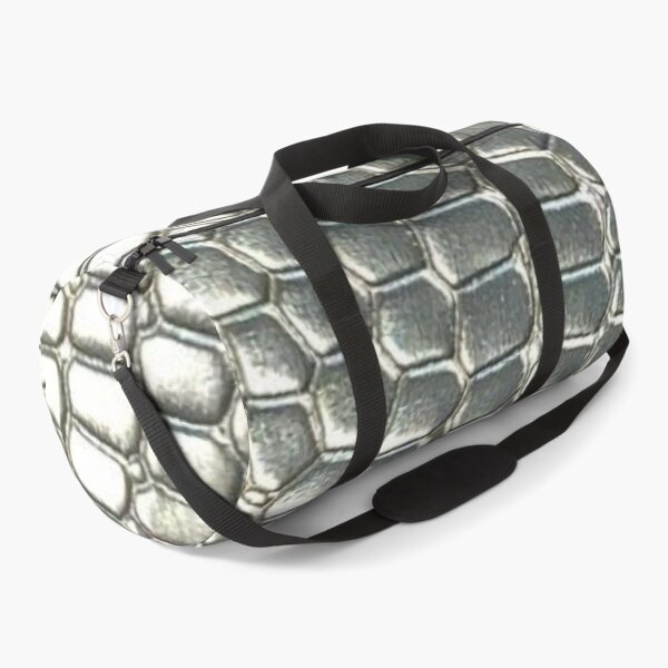 Item preview, Silver Metallic Snake Scales Metallic Alligator Leather Texture Pattern designed and sold by LYAN-STORE.