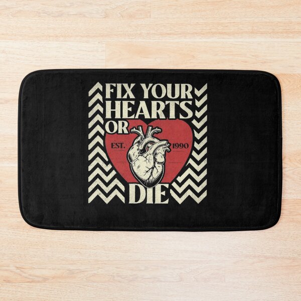 Item preview, Fix Your Hearts Or Die Retro Heart  designed and sold by roartusa.