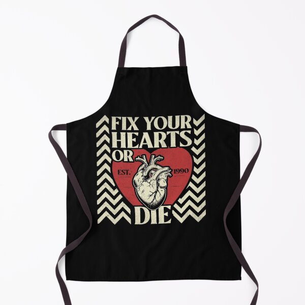 Item preview, Fix Your Hearts Or Die Retro Heart designed and sold by roartusa.