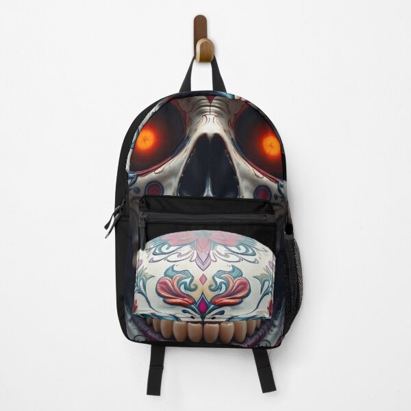 Item preview, Sugar Skull "Join the eternal fiesta." | Dia de los Muertos Metal Art designed and sold by EnigmaticGoth.