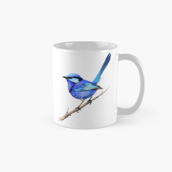 Item preview, Splendid Fairy-wren Watercolour Illustration designed and sold by Jaruart.