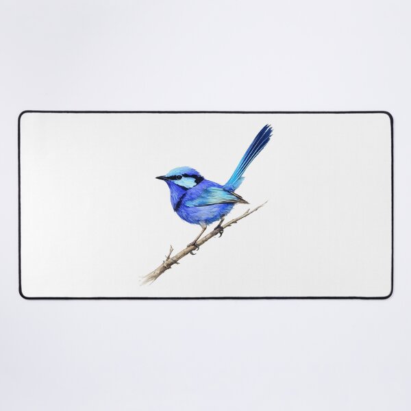 Item preview, Splendid Fairy-wren Watercolour Illustration designed and sold by Jaruart.