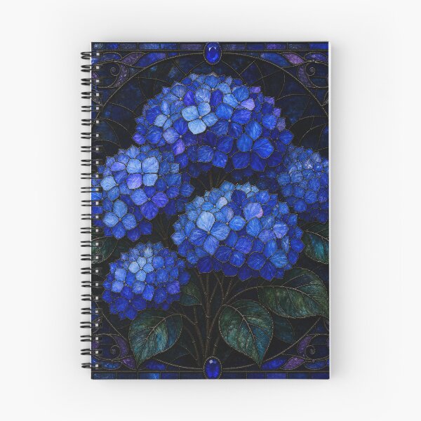 Item preview, Dark Aesthetic Blue Hydrangea Image AI created   designed and sold by Good4Vibez.