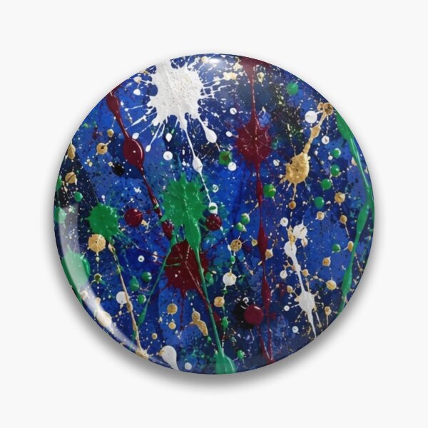 Item preview, Cosmic Splatter Action Abstract Art designed and sold by THE SPLATTERED HAUS BY SAGE BANKS.