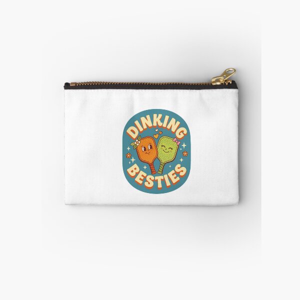 Item preview, Dinking Besties Cute Retro Pickleball Paddles designed and sold by randaper.