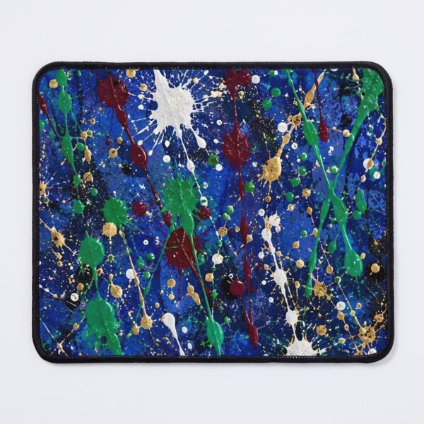 Item preview, Cosmic Splatter Action Abstract Art designed and sold by THE SPLATTERED HAUS BY SAGE BANKS.