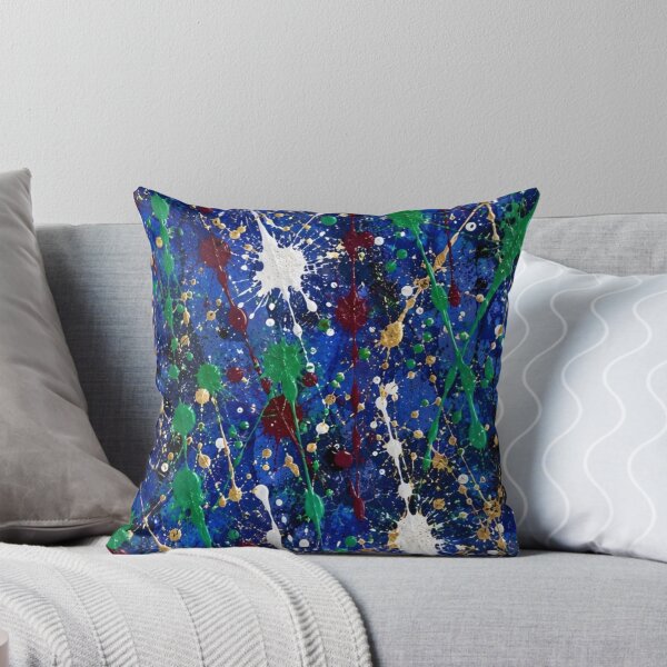 Item preview, Cosmic Splatter Action Abstract Art designed and sold by THE SPLATTERED HAUS BY SAGE BANKS.