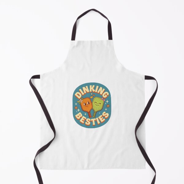 Item preview, Dinking Besties Cute Retro Pickleball Paddles designed and sold by randaper.