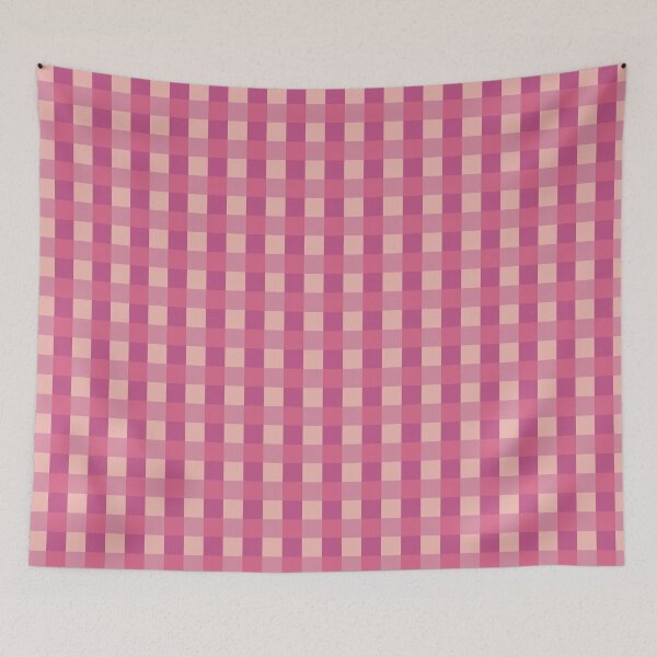 Item preview, Sweet Pink Gingham Checkerboard Pattern designed and sold by Kaistudio1111.