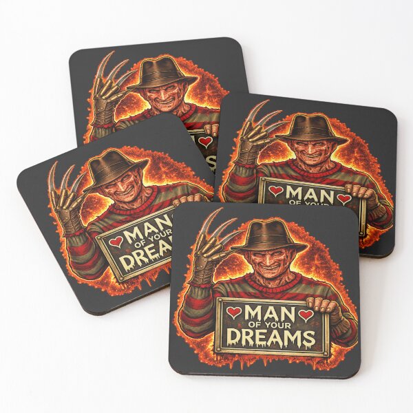 Item preview, Man of Your Dreams for Slasher Fans designed and sold by POD DYNASTY | Original Print On Demand T-Shirt Graphics.