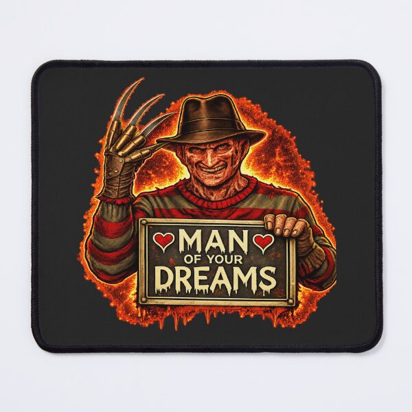 Item preview, Man of Your Dreams for Slasher Fans designed and sold by POD DYNASTY | Original Print On Demand T-Shirt Graphics.