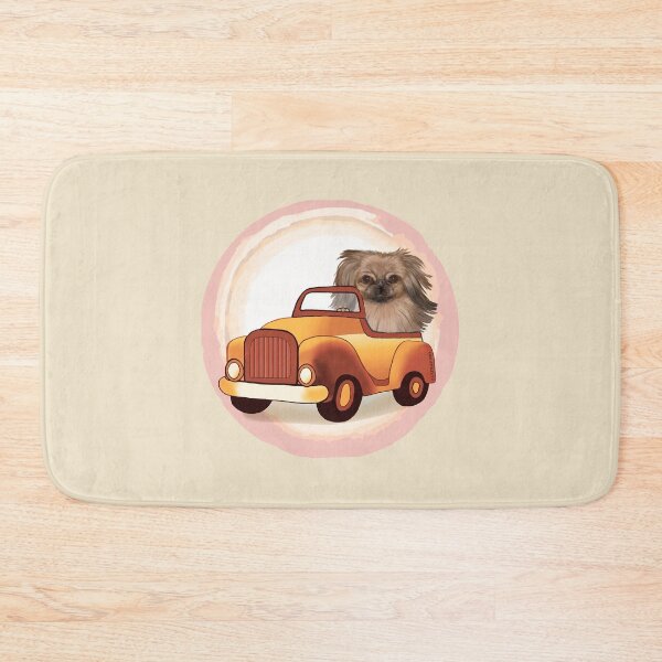 Item preview, Pekingese Dog driving Car designed and sold by artmuvz.