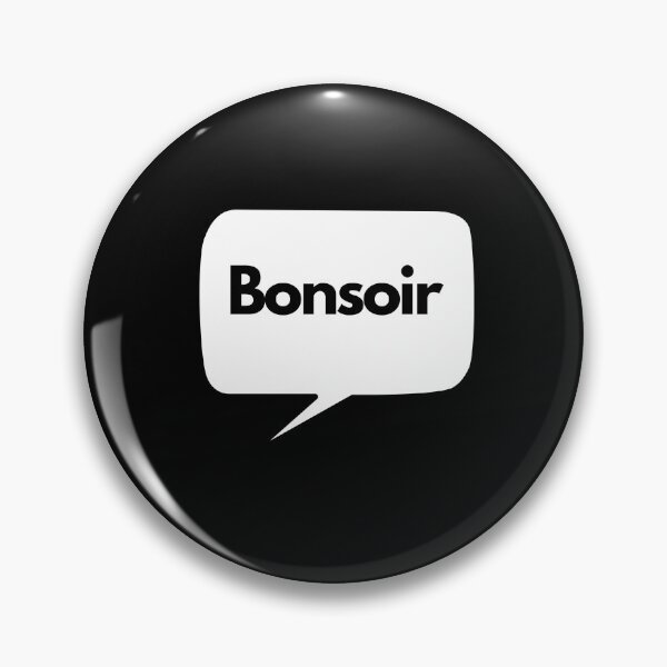 Item preview, Bonsoir – Minimal French Speech Bubble designed and sold by Voici.