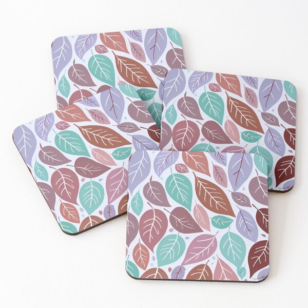 Item preview, Colorful Pastel Autumn Leaves Seamless Pattern Muted Earthy Foliage designed and sold by LYAN-STORE.
