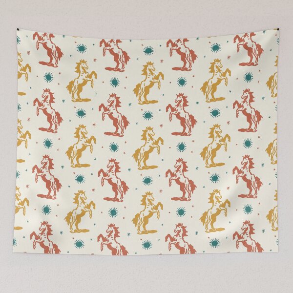 Item preview, Western Horse Pattern Cowboy Ranch Aesthetic designed and sold by trajeado14.