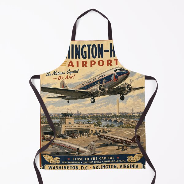 Item preview, Washington–Hoover Airport 1933–1941 – Vintage Washington DC Aviation designed and sold by RetroAviation.