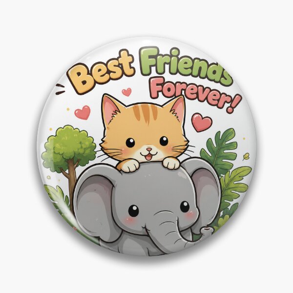Item preview, cute cat and elephant designed and sold by aliraweb.