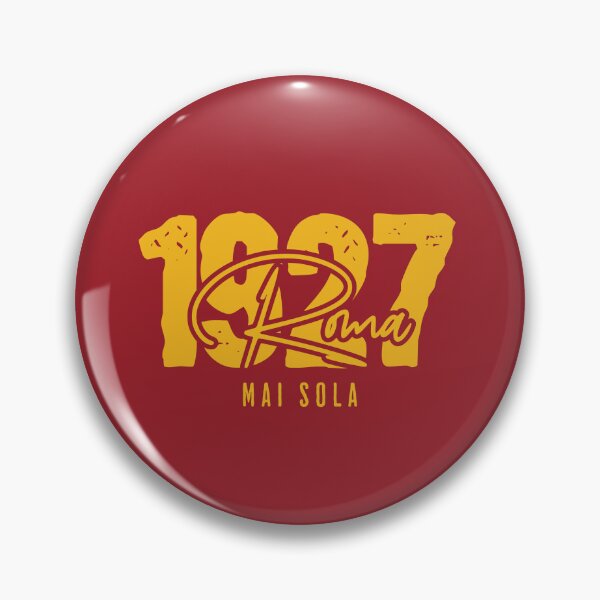 Artikelvorschau, Roma Mai Sola Fußball Vintage entworfen und verkauft von Red-since-1892.