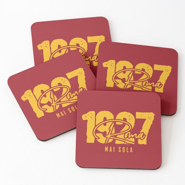 Aperçu de l'œuvre Roma Mai Sola, football vintage créée et vendue par Red-since-1892.