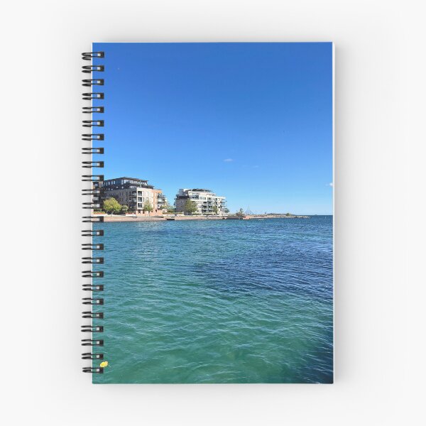 Item preview, ⁠Modern Waterfront Architecture Clear Blue Sea Water⁠ designed and sold by Julia9632.