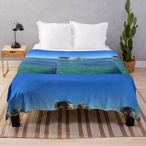 Item preview, Modern Waterfront Architecture Clear Blue Sea Water designed and sold by Julia9632.