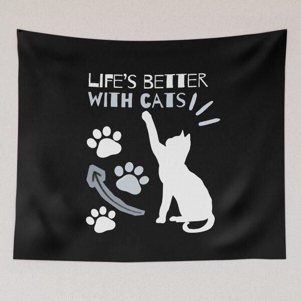 Item preview, Life's Better With Cats designed and sold by monika-arthing.