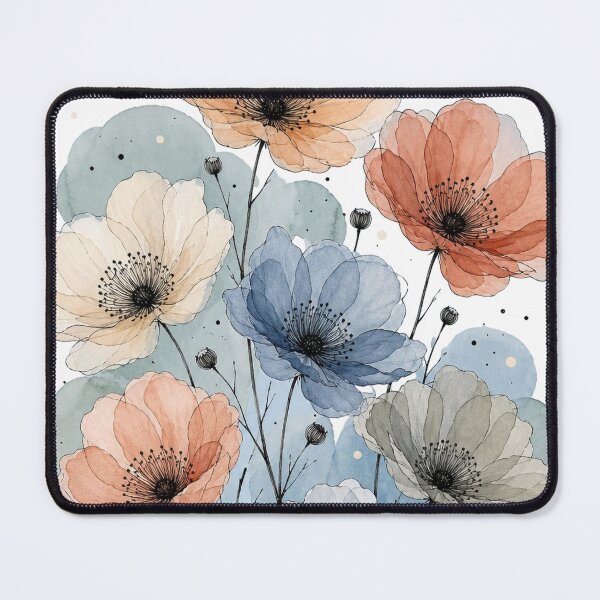 Item preview, Pastel Floral Botanical Art designed and sold by LinaDesign Store.