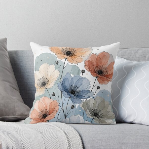 Item preview, Pastel Floral Botanical Art designed and sold by LinaDesign Store.