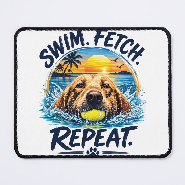 Item preview, Swim Fetch Labrador Dog designed and sold by Hightidejen37.