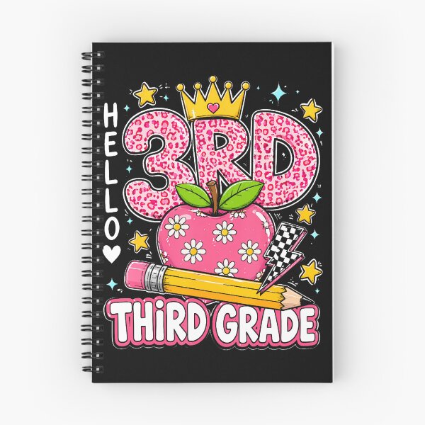 Item preview, Hello Third Grade Back To School Pink Leopard Teacher Girl designed and sold by Mykittens69.
