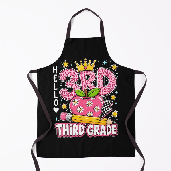 Item preview, Hello Third Grade Back To School Pink Leopard Teacher Girl designed and sold by Mykittens69.